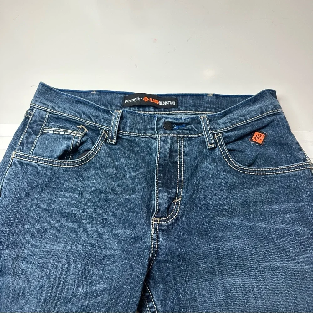 Vintage Wrangler FR Flame Resistant Jeans | Western Workwear Utility Denim